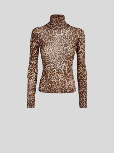 ANIMALIER WOOL TOP