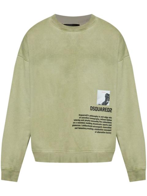 DSQUARED2 graphic-print crew-neck sweatshirt