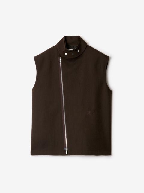 Burberry Sleeveless Wool Shirt