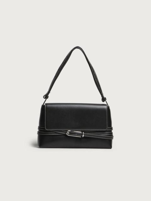 Liffner Liffner Belted Grained Leather Shoulder Bag