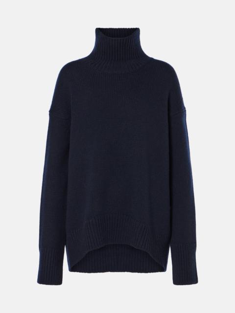 Wool and cashmere turtleneck sweater