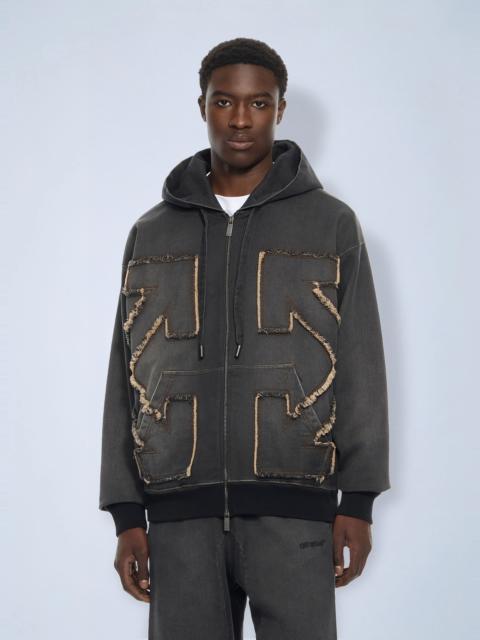 Off-White Distress Diag Slouchy Sweatpant