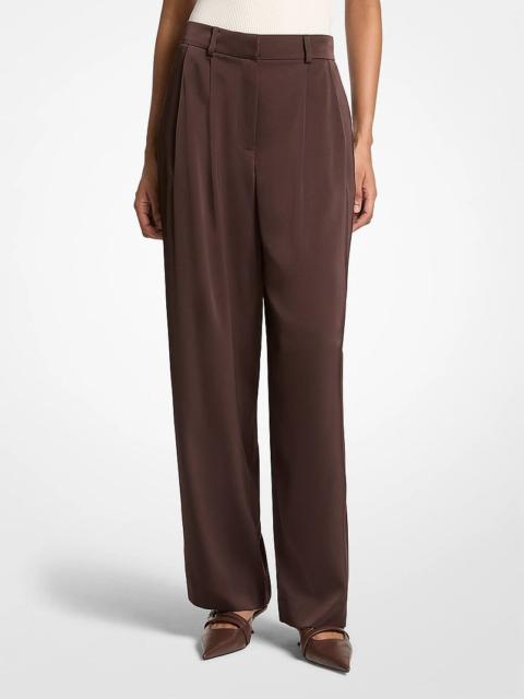 MICHAEL KORS Pleated Satin Pants