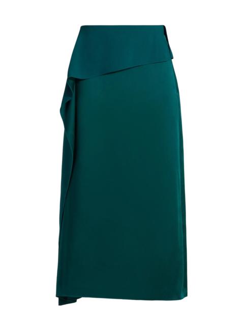 Erdem Women's Tempest Draped A-Line Midi-Skirt - Tempest