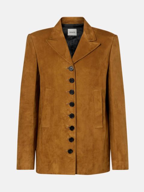 KHAITE Saraphina suede jacket