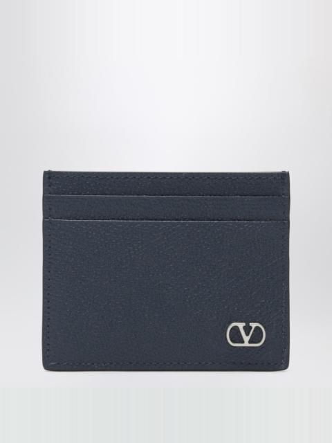 Valentino Vlogo Signature blue card holder