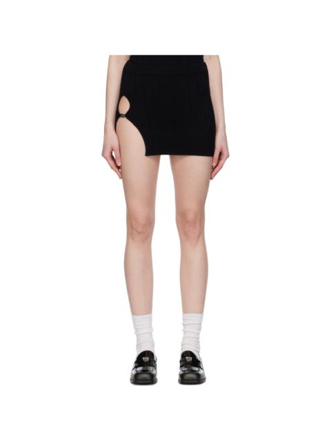 MISBHV Black Seamless Miniskirt