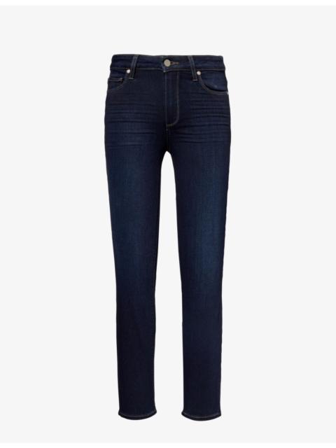 PAIGE Hoxton tapered-leg mid-rise stretch denim-blend jeans