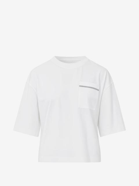 Brunello Cucinelli Monili-trim T-shirt