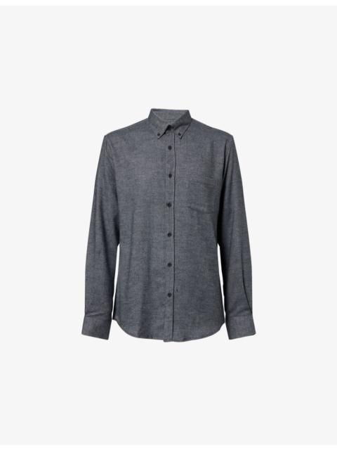 Sunspel Regular-Fit Brushed Cotton Shirt