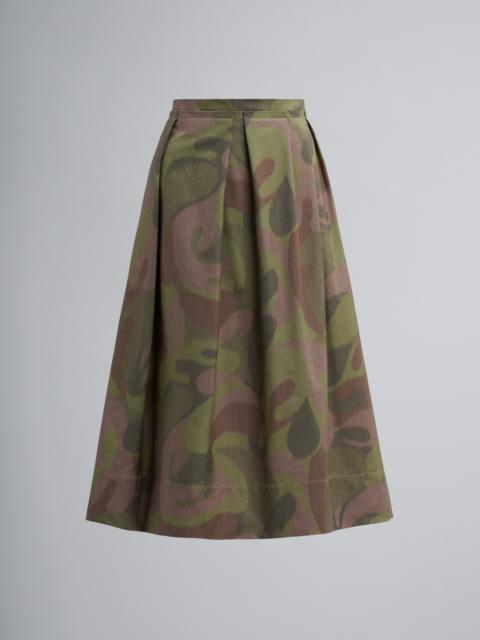 Marni CANVAS CHINÈ SKIRT