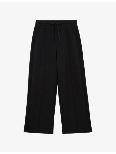 REISS Bella Side-Stripe Stretch-Jersey Jogging Bottoms