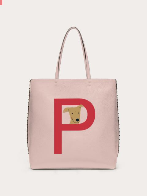 VALENTINO GARAVANI ROCKSTUD PET CUSTOMIZABLE N/S TOTE BAG