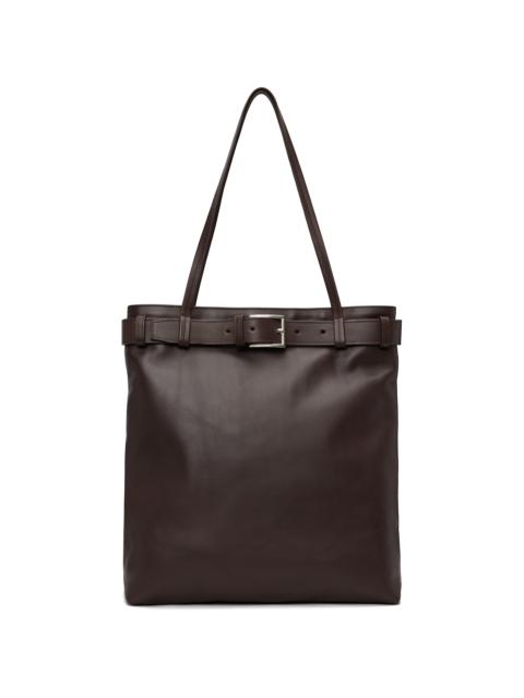 ST. AGNI Brown Belt Detail Tote