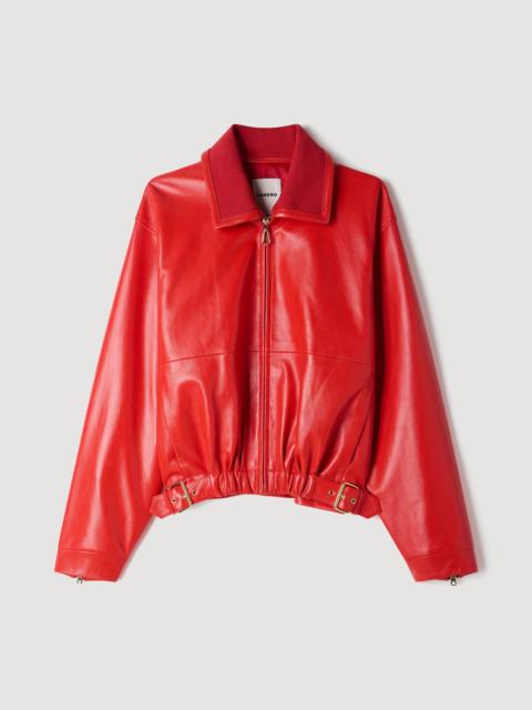 Sandro LEATHER JACKET