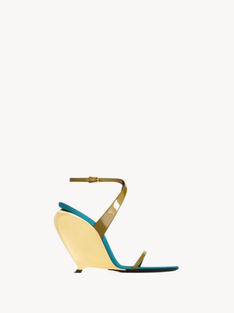 SAINT LAURENT TALLULAH WEDGES IN PATENT LEATHER