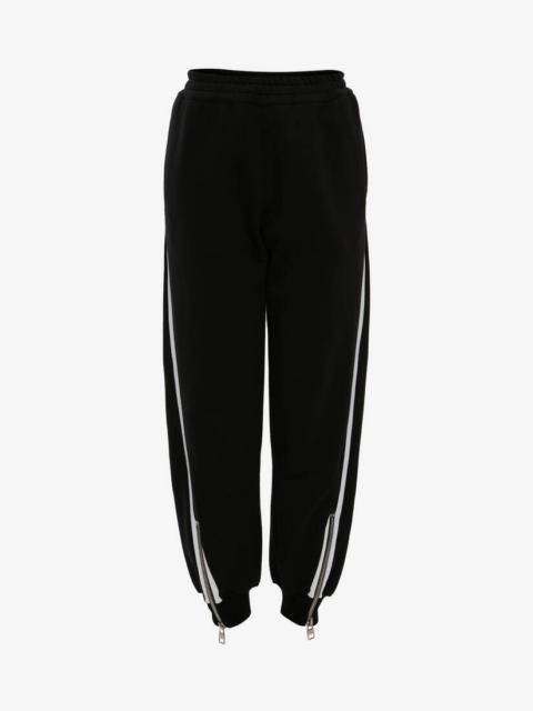 Alexander McQueen Zip Joggers in Black
