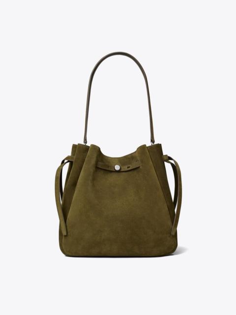 TORY BURCH Large Romy Suede Bucket Bag