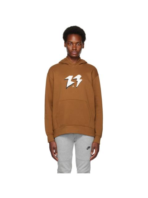 Jordan Brown Printed Hoodie