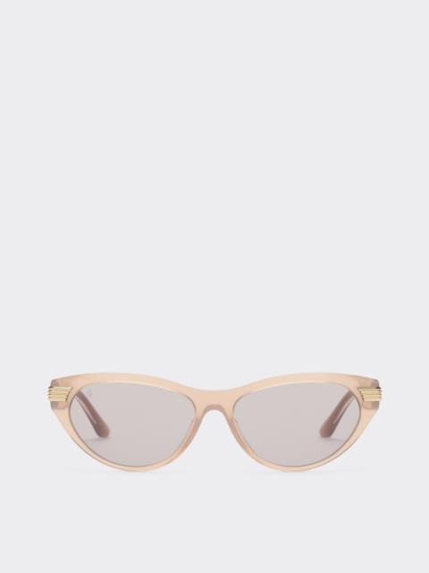Ferrari Light brown pearlacetate sunglasses with brown lenses