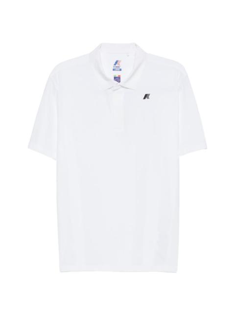 K-WAY x Italian Golf Federation Swing logo-patch polo shirt