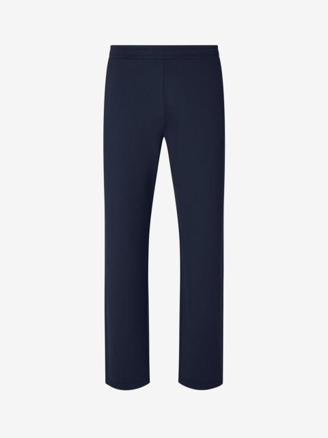 CORNELIANI Blue stretch technical fabric joggers