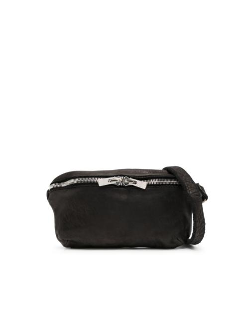 Guidi full-grain leather messenger bag