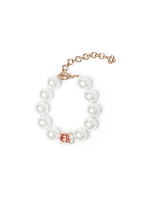 CASABLANCA Caged Pearl Bracelet | Casablanca Paris
