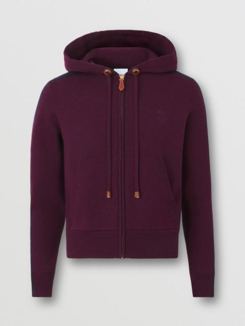Burberry Monogram Motif Cashmere Blend Hooded Top