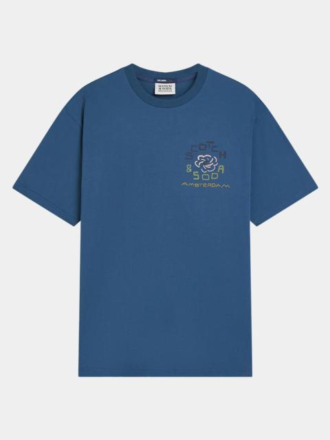 SCOTCH & SODA Men's Relaxed-Fit Logo Artwork T-Shirt