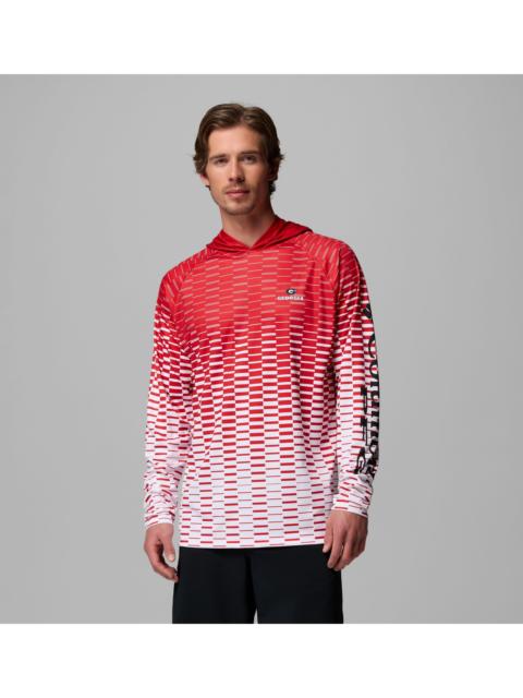 Columbia Men's Collegiate PFG Super Terminal Tackle Hoodie - Georgia