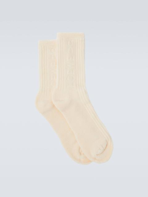Loewe x On cotton-blend socks