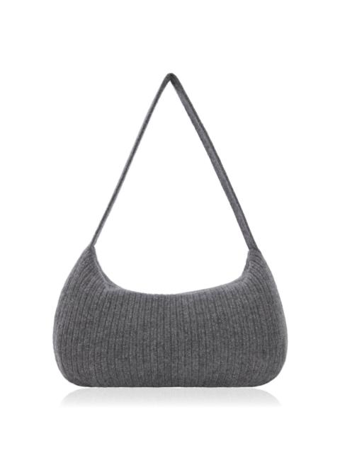 AYA MUSE Willow Cashmere Shoulder Bag grey