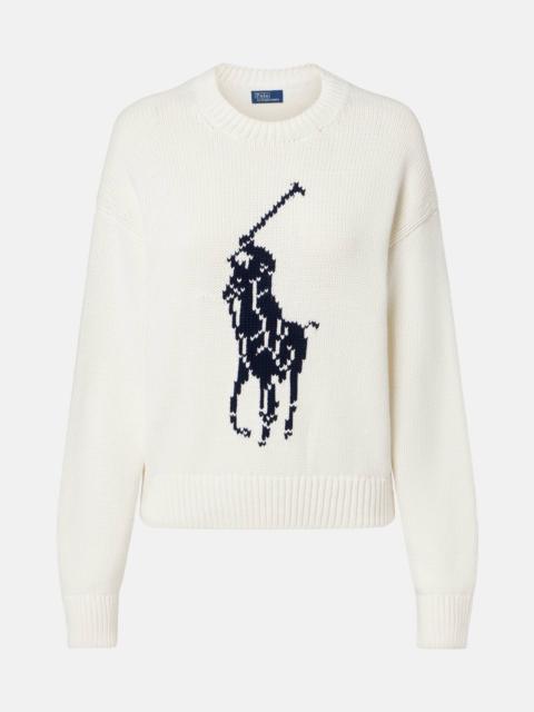 Polo Ralph Lauren Big Pony intarsia cotton sweater