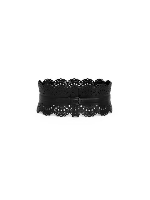 Alaïa BUSTIER BELT IN VIENNE WAVE CALFSKIN