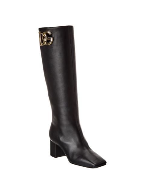 Dolce & Gabbana Dolce & Gabbana Leopard Knee-High Boot