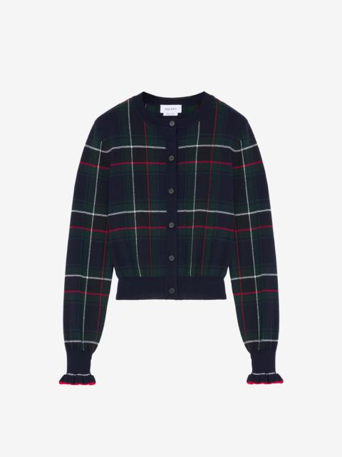 Alexander McQueen Wool Tartan Cardigan