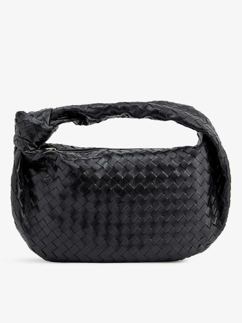 Jodie leather top-handle bag