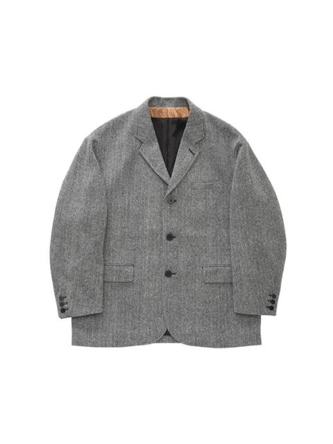 visvim BOWEN BLAZER (DONEGAL TWEED) BLACK