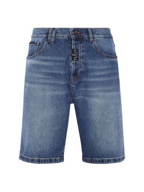 PHILIPP PLEIN Formentera low-rise denim shorts