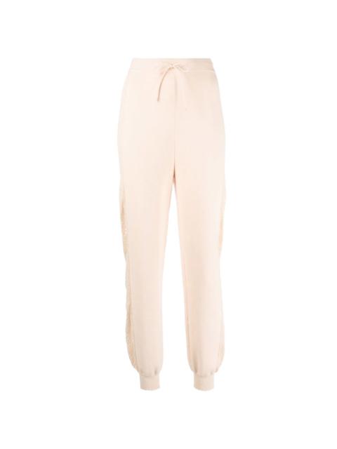 knitted track pants