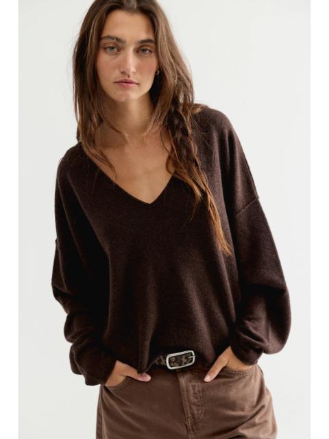 FREE PEOPLE See Me V-Neck Pullover
