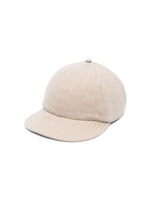 FENDI FF-motif cotton baseball cap