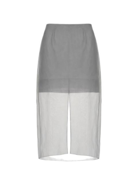 Monse pencil midi skirt