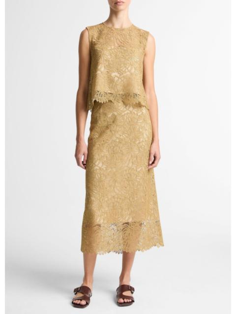 Vince Lace Slip Skirt