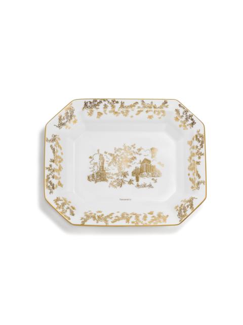 Tiffany & Co. Toile China Platter metallic