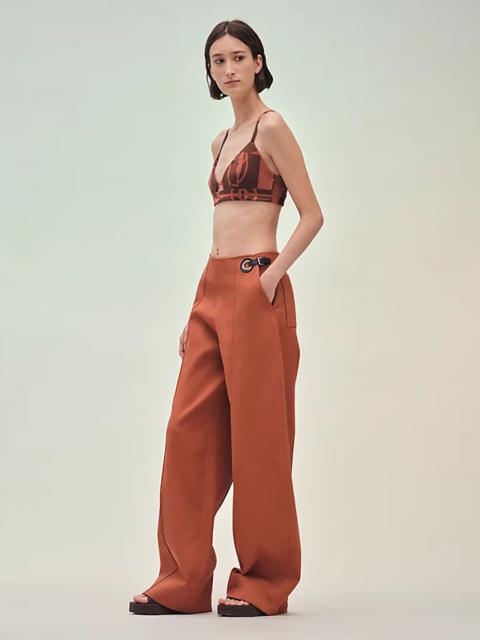 Hermès Pants with eyelet detail