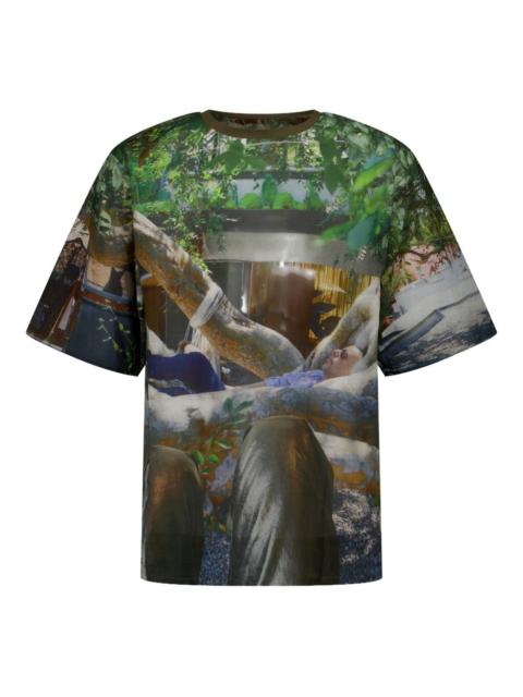 BLESS holiday jungle print T-shirt