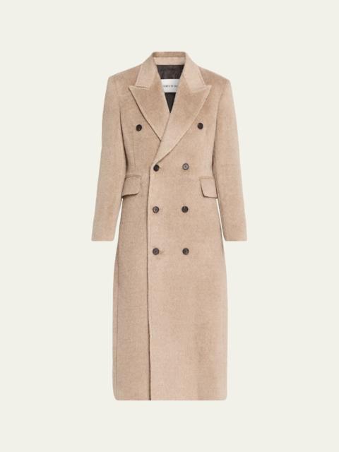 Tonywack Double-Breasted Wool & Alpaca Coat
