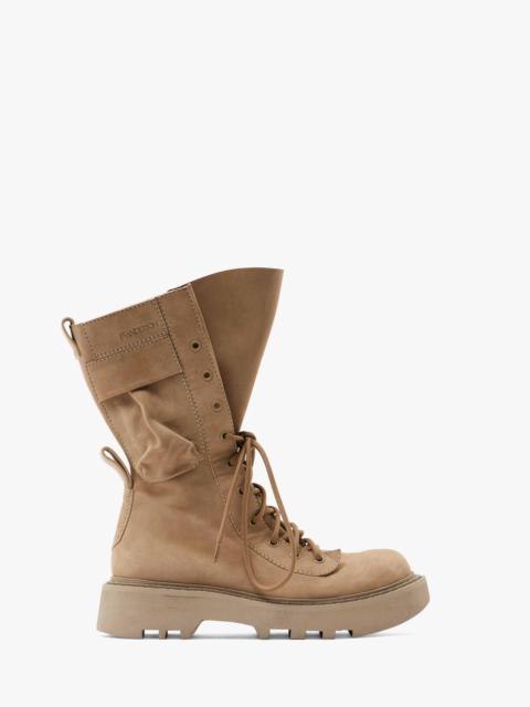 JW Anderson COMBAT LEATHER BOOTS